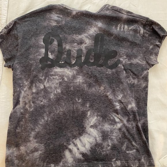 Gray tie dye top - Picture 2 of 2